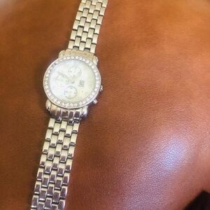 New York & Company Silver Metal Watch